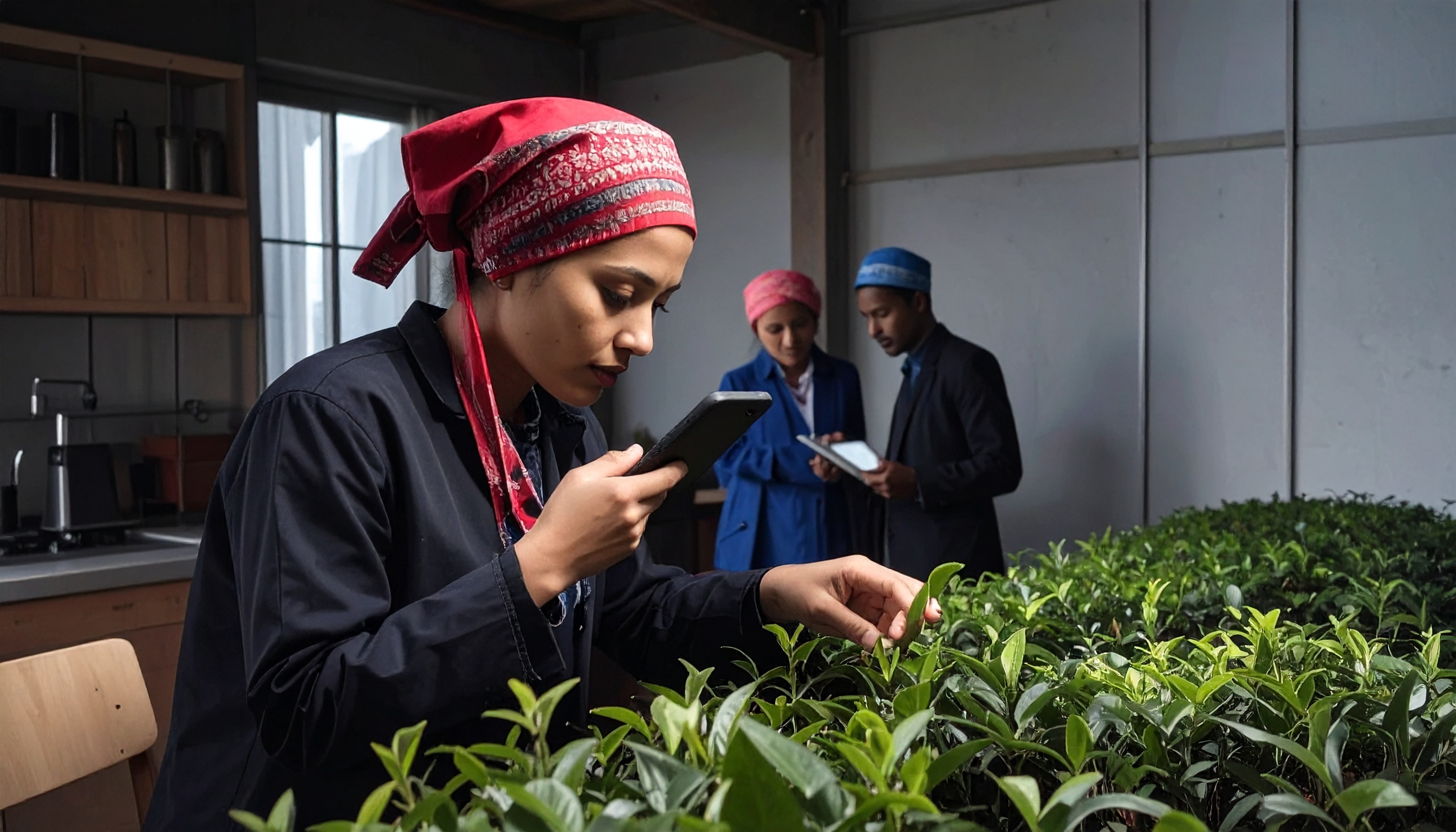 Agricultural landscape with rolling hills and farmland